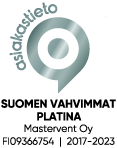Mastervent Oy - Suomen vahvimmat platina