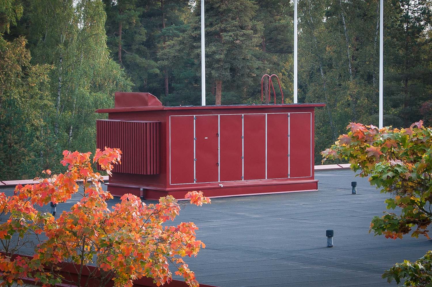 Kivimaen koulu Vantaa ilmastointikonehuone